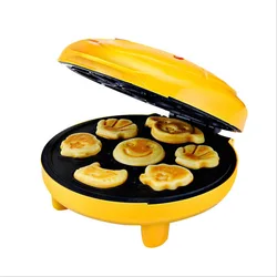 Kitchen Ware Mini Waffle Maker Detachable Breakfast Sandwich Maker Toaster Non Stick Sandwich Maker With Cool Touch Handle