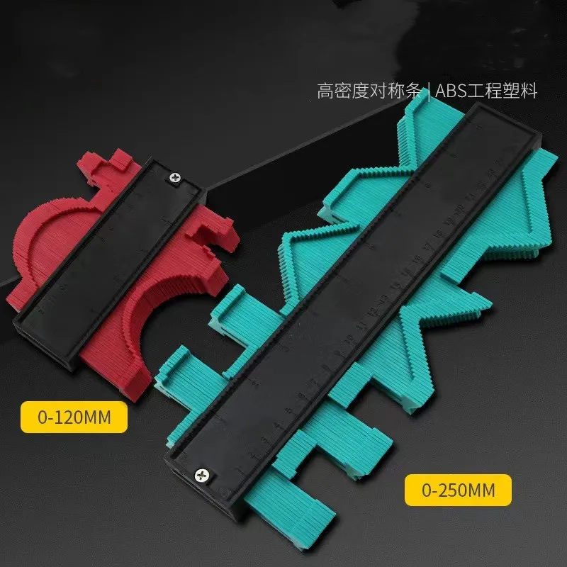 12/25cm Shape Contour Gauge Plastic Profile Contour Copier Measuring Instruments Shape Gauge Duplicator Contour Template Tools