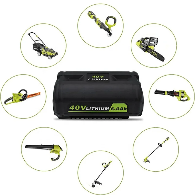 Ryobi 36V/40V 6Ah OP4026 OP4050A Lithium ion Battery for Ryobi 40Volt Cordless Power Garden Tools Li-ion Battery OP4030 Battery