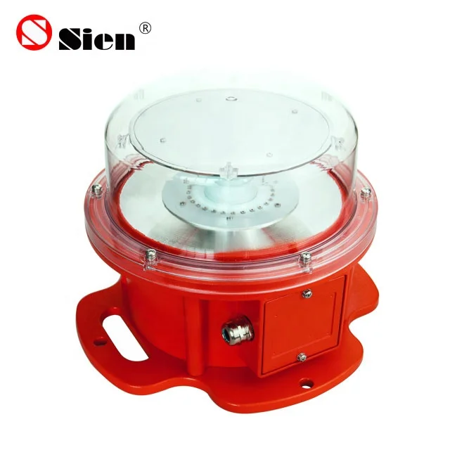 Tower Crane Marking Medium Intensity Type Ab Obstacle Light Obstacle Lamp Faa L865 Aviation Light Aviation Obstruction Light