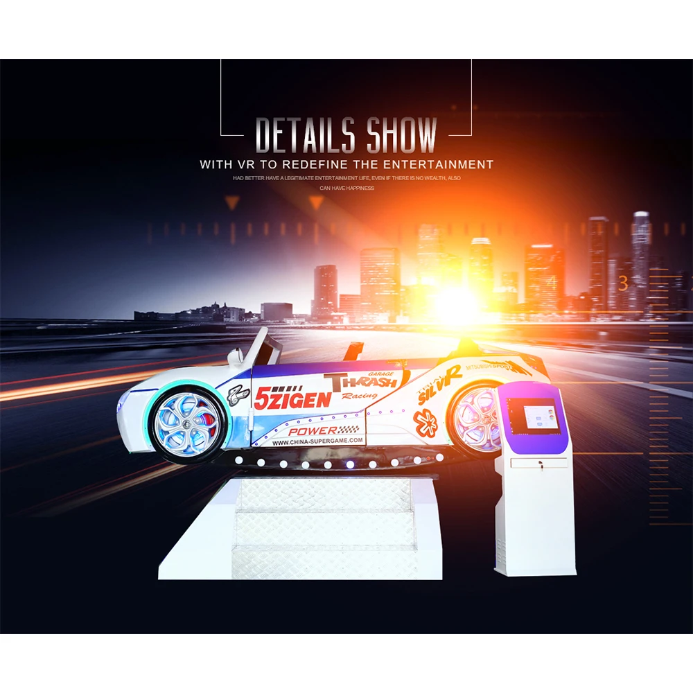 VR Car Cinema Virtual Reality VR Simulator Cinema Theme Park Equipment 6 Seats 9D movie for family