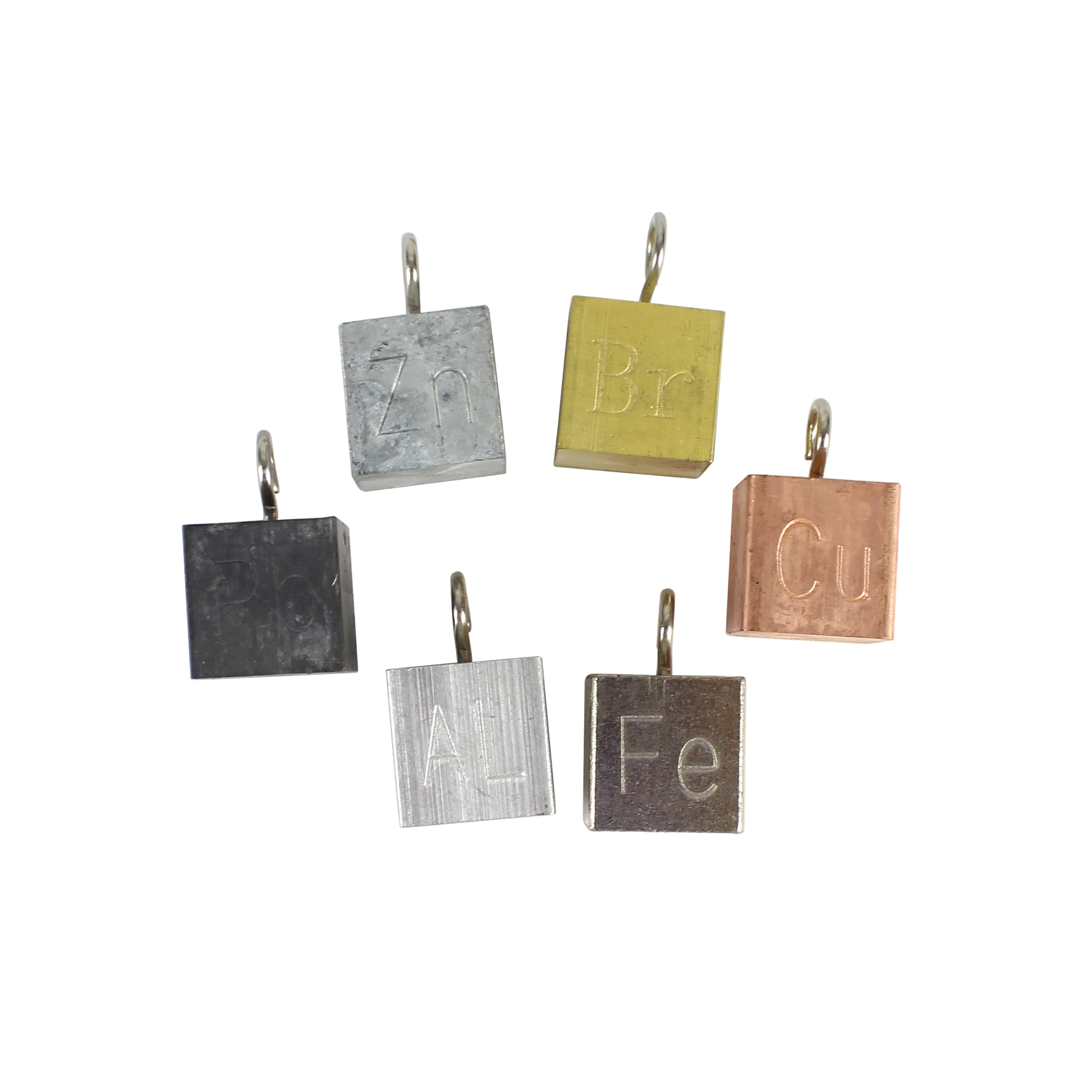 Teaching Density Blocks Cubes Set of 6 Materials with Hooks