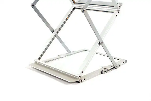 Most Popular In 2024 Aluminum Display Zigzag Brochure Holder Clear Document And Literature Banner Stand Catalogue Shelf