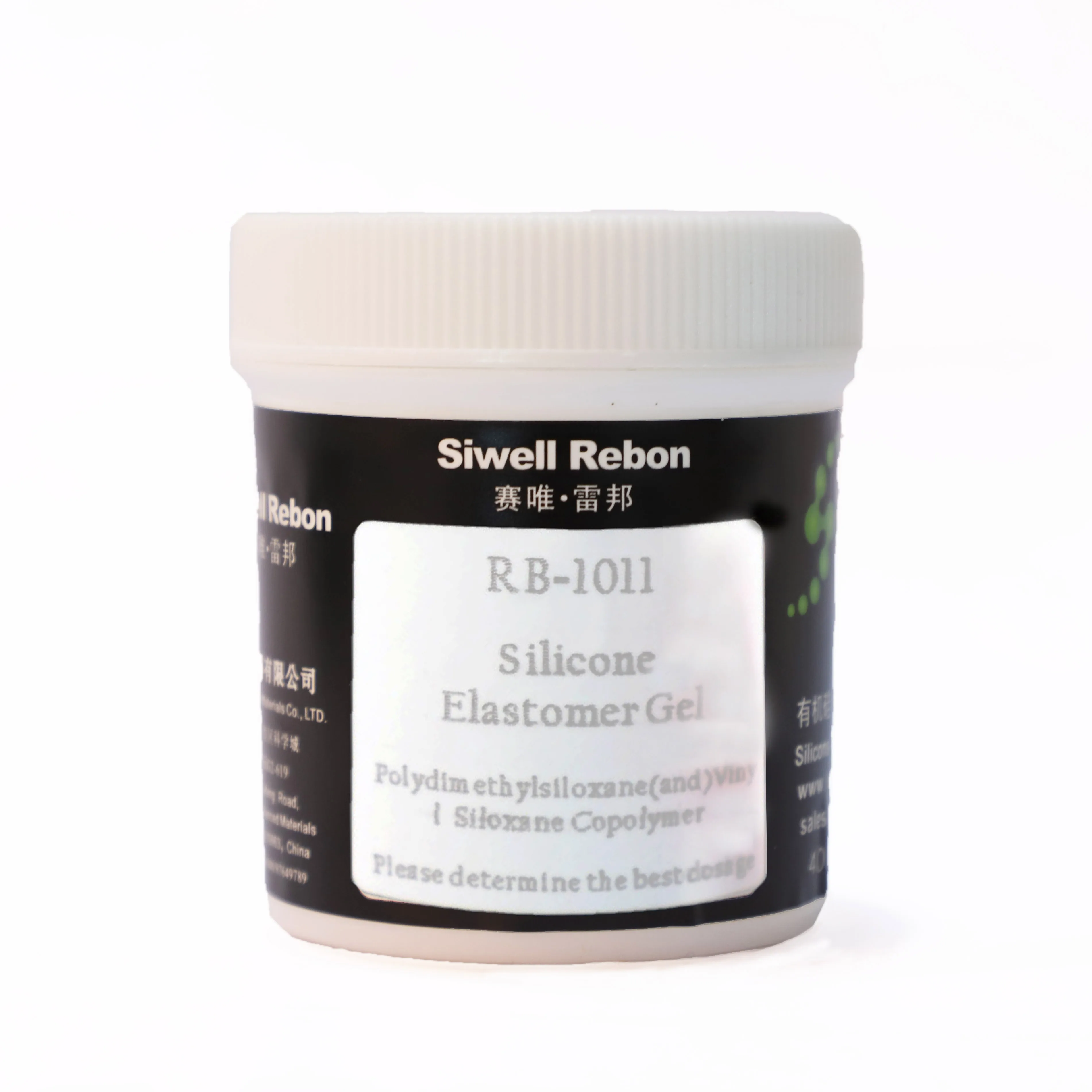 
RB-1011 Hot sale smooth Silicone Elastomer Gel Polydimethylsiloxane and Vinyl Siloxane Copolymer 