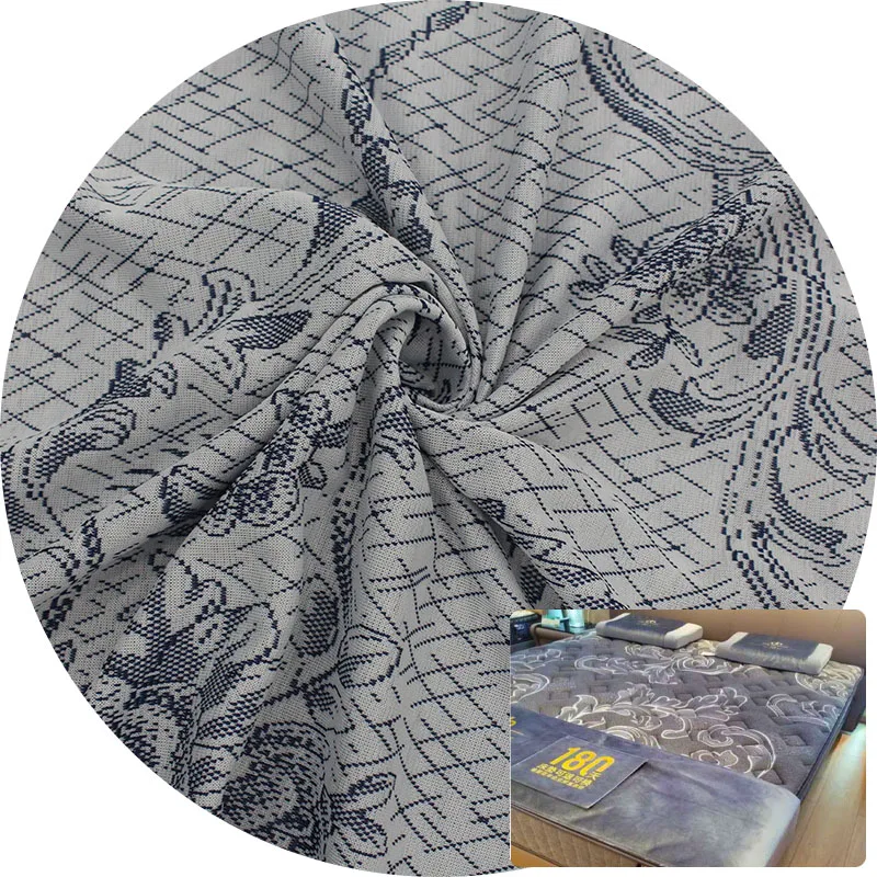 Bamboo Fiber Jacquard Bedding Mattress Fabric  Cover Knitted Jacquard Fabric For Pocket Springs In Sofa And mattress