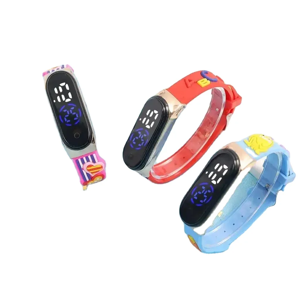 Newly Child 3D Cartoon Animals Watch Led Watches Kids Bracelet Children Kids Touchscreen Reloj Digital Watch