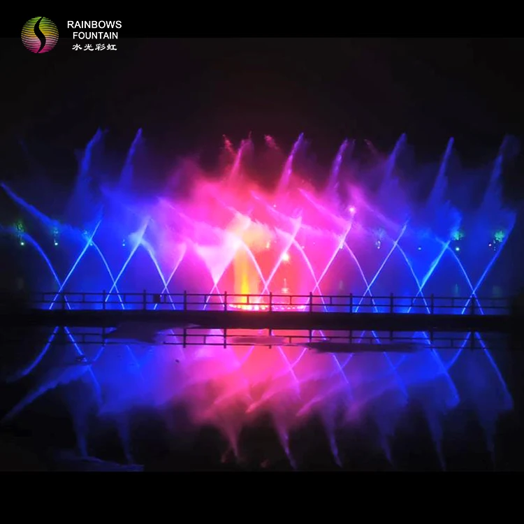 Китай (материк) Парк погружения со светом и тенью показать фильм экрана воды музыкальных поющих фонтанов открытый монитор с сенсорным экраном 3D лазерного световой эффект