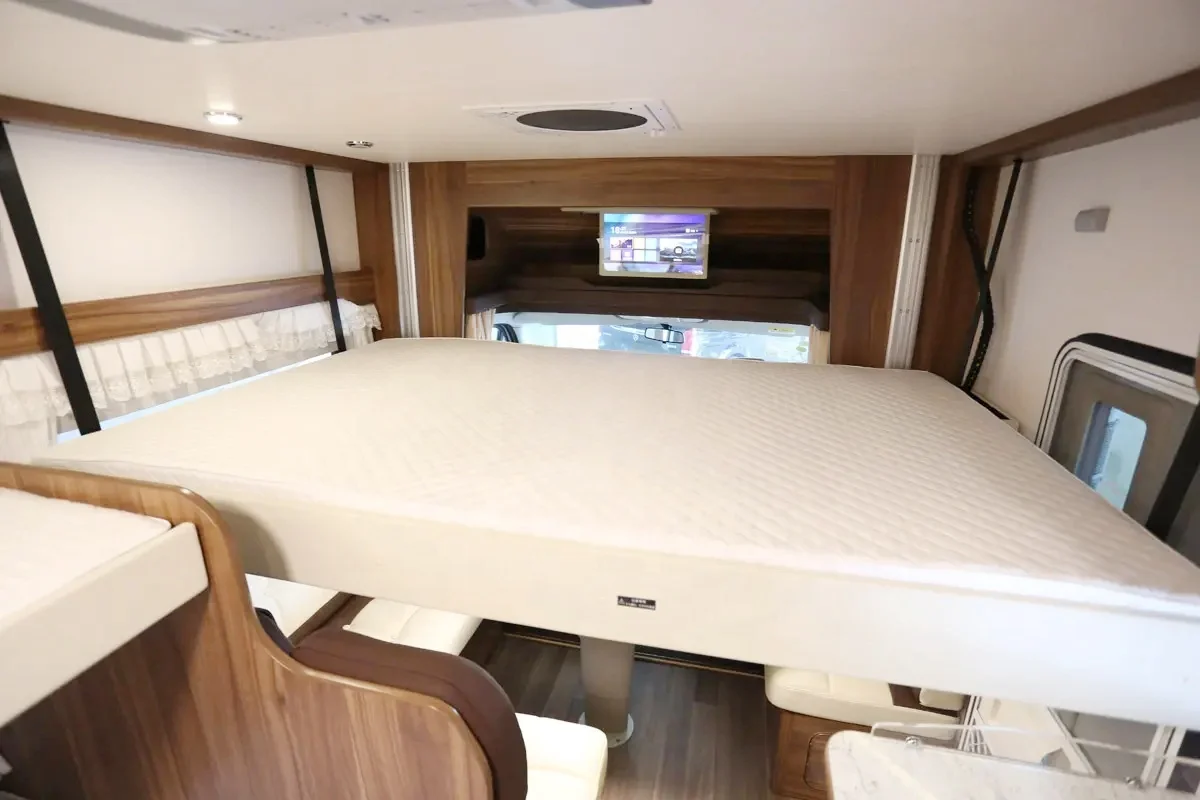 HEYRV High Quality Caravan Electric Aluminum profile Adjustable Intelligence Motorhome Camper Save space Lifting bed