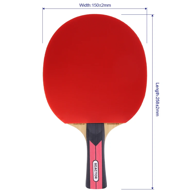 Portable Table Tennis Paddles Outdoor table tennis racket Control All-round suit for Middle-level player