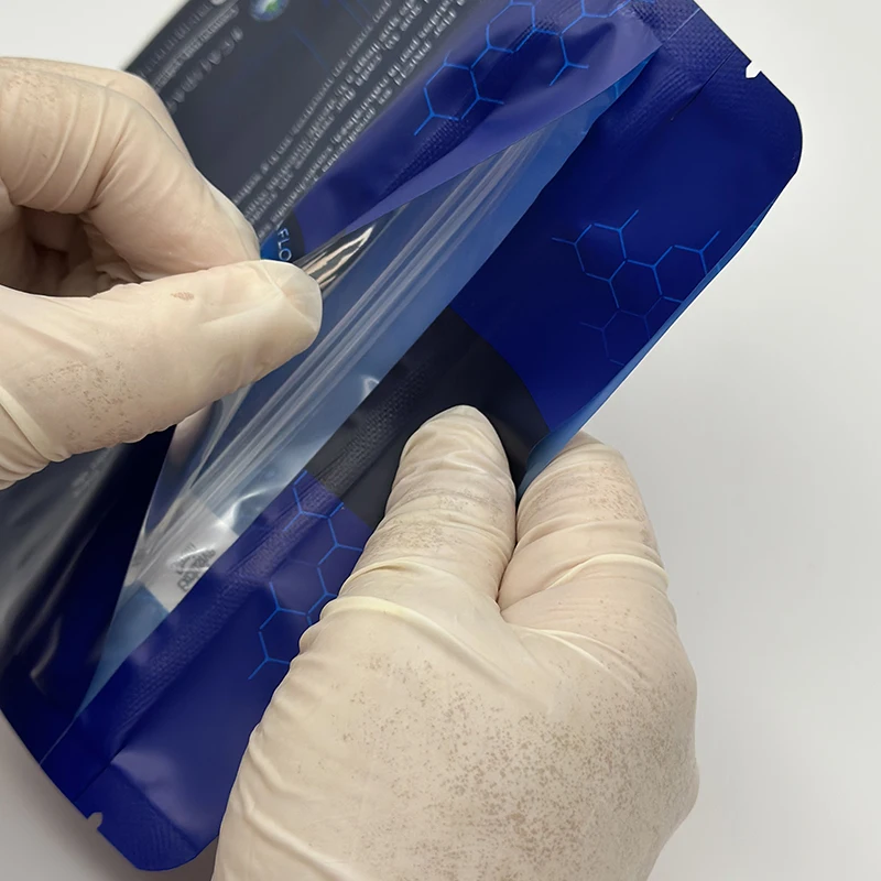 custom printing mylar gummies packaging bags cookie edible candy plastic food bag with reusable zipper