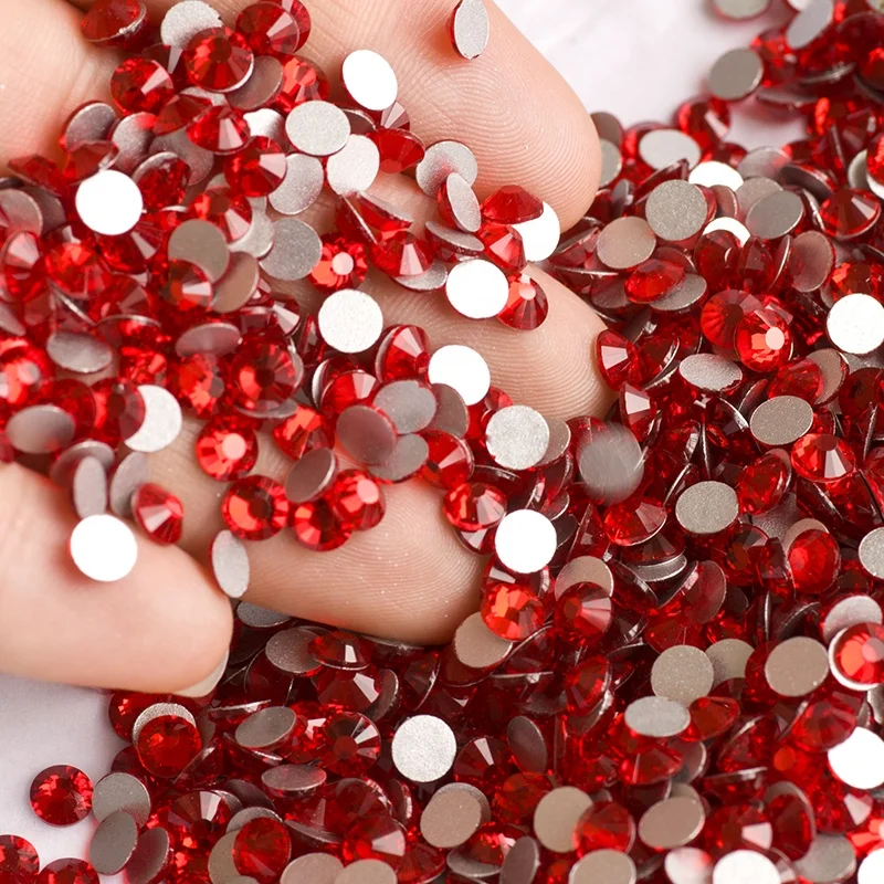 5A Quality Crystal Glass Rhinestone Strass Bulk Flat Back Rhinestones