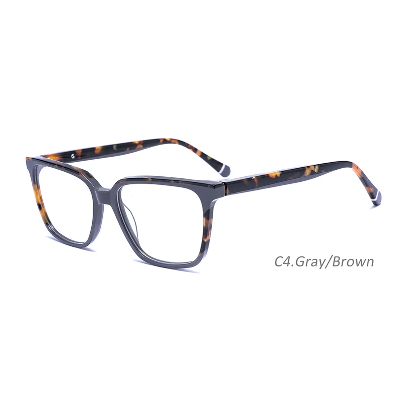 High Quality Acetate Eyeglass Frame Fashion Designer Square Eyewear Unisex Prescription Eye Glasses Optical Frames