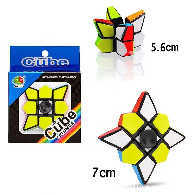 New ABS Stress Relieft Toy Portable Cube Hand Spinner For Adults And Kids