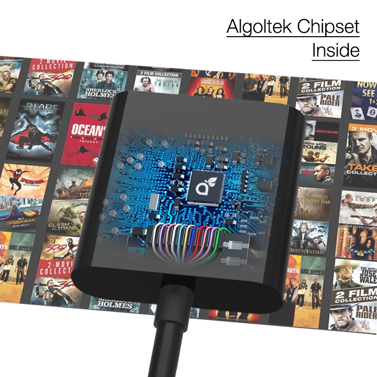 Переходник с HDMI 4K на VGA переходник «папа» «мама» для проектора