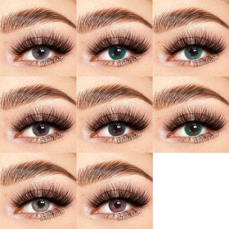Fresh Lady Dawn Green lentes de contacto de colores cosmetic contact color eye lenses