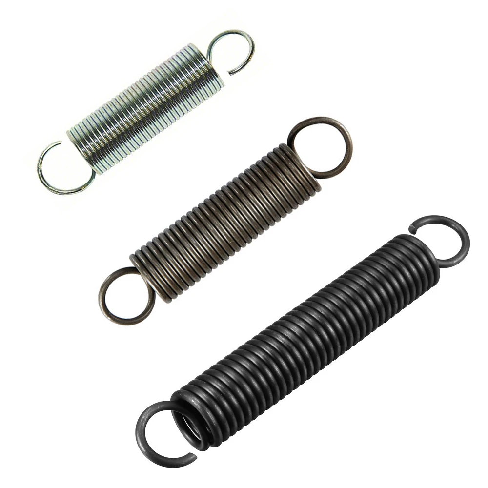 OEM Nickel Plated Customized Double Loops Coil Extension Wire 316 Stainless Steel Carbon Steel Spiral Tension Spring