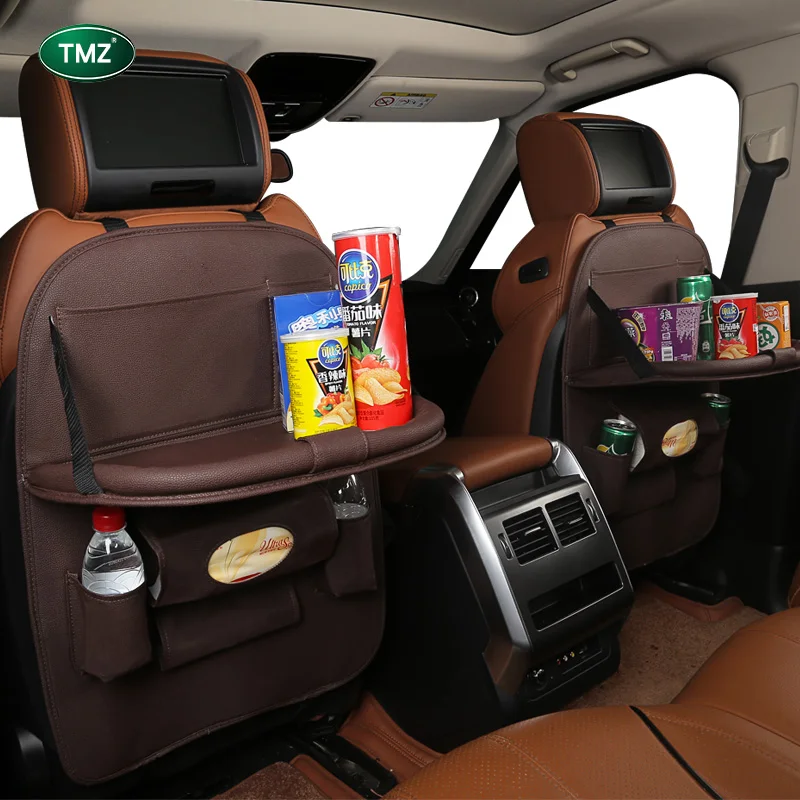 Многофункциональный Авто-Стайлинг Войлок заднего задний карман на переднем сиденье сумка-Органайзер, хранилище, сумочка с лоток-держатель для планшета