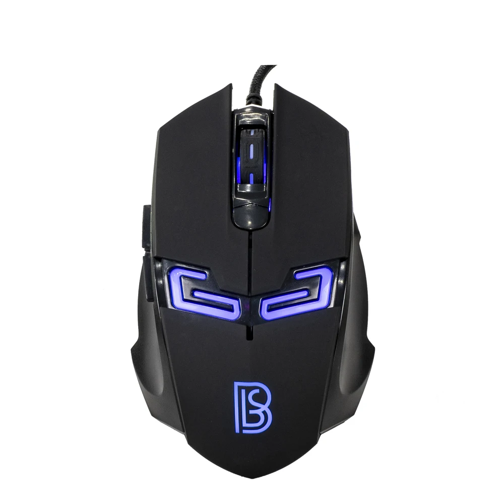 Factory  OEM  RGB LED Mouse with Side Buttons Optical Wired Gaming Mouse with  6 Programmable Mouse Buttons