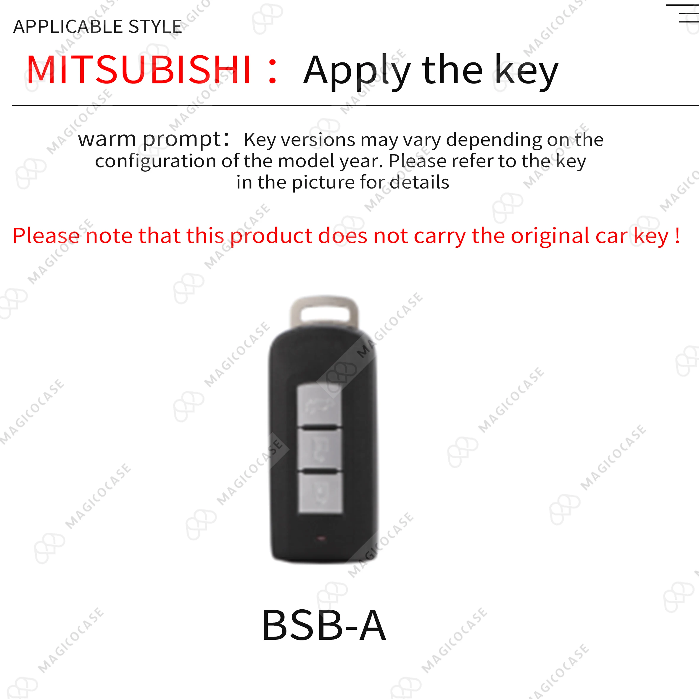 Free Sample For Mitsubishi Car Key Case 18 19 For Outlander Xinjinxuan ASX Pajero Jinchangyi Goddess Cute Bag Buckle Keychain