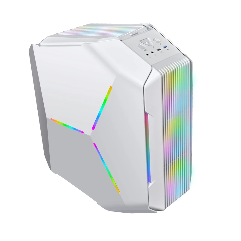New Arrival Factory custom pc computer cases & towers gaming atx white pc case