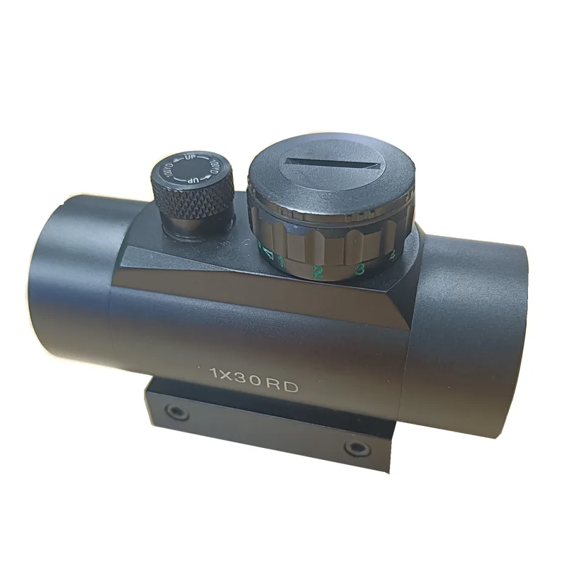Tactical hunting scope red and green dot 1x30 scope fit for both 11mm and 21mm rail