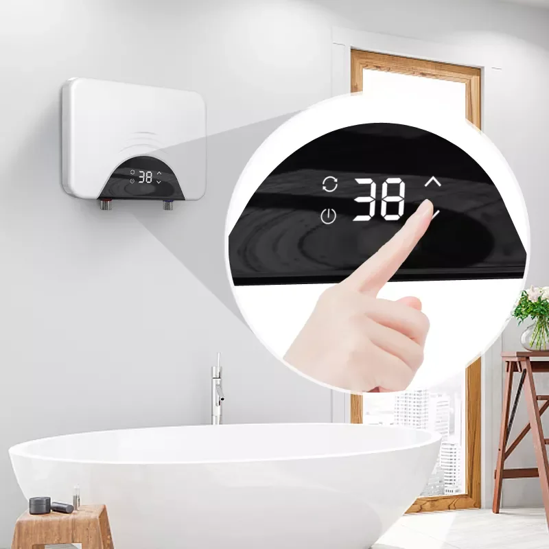 ANTO 1.0 ~5.5kW Wall Mounted Hot Geyser Instant Tankless Water Heaters 220v Mini Instant Water Heater