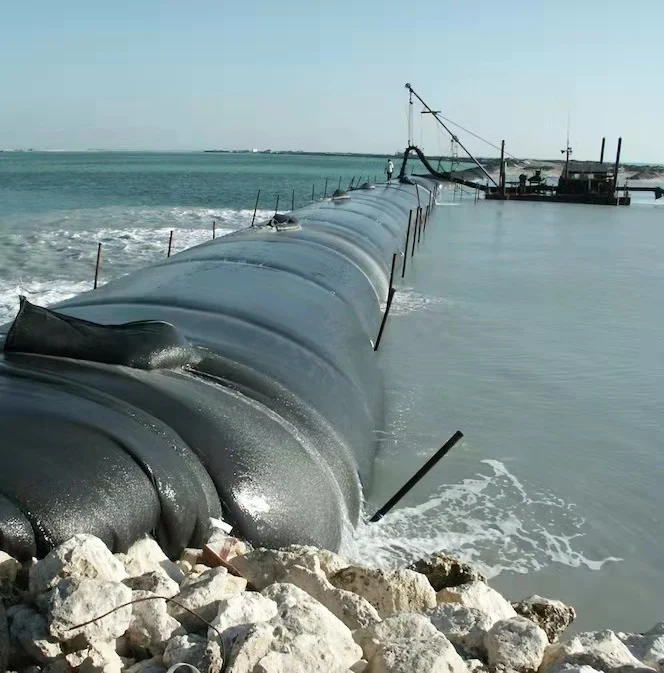 Low Cost High Volume Dewatering Geo Container Waste Water With Oil Filter Dewatering Geotube Pp Geotextile Tubes