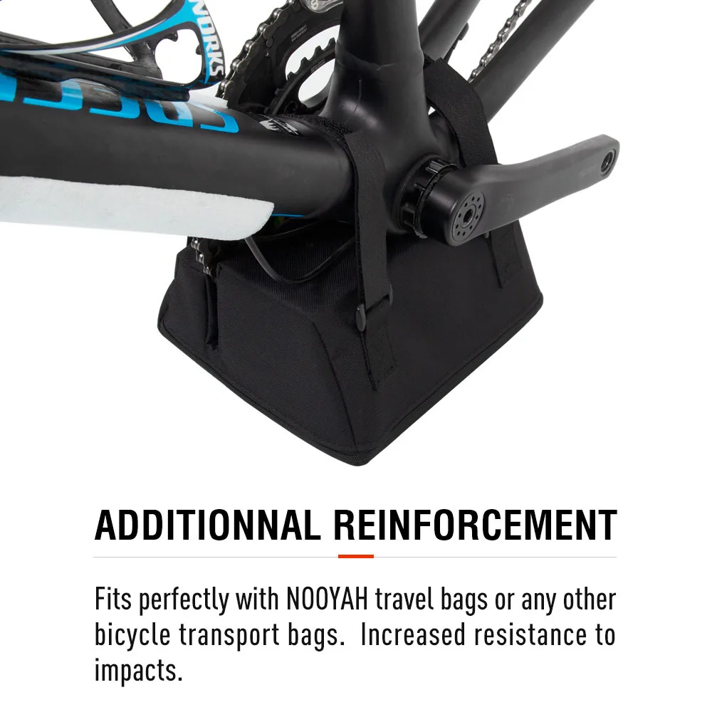 NOOYAH Bicycle Bag Crankset Transport Protector Pad MTB Road Bike Travel Case Support Cycling Equipment Accessories