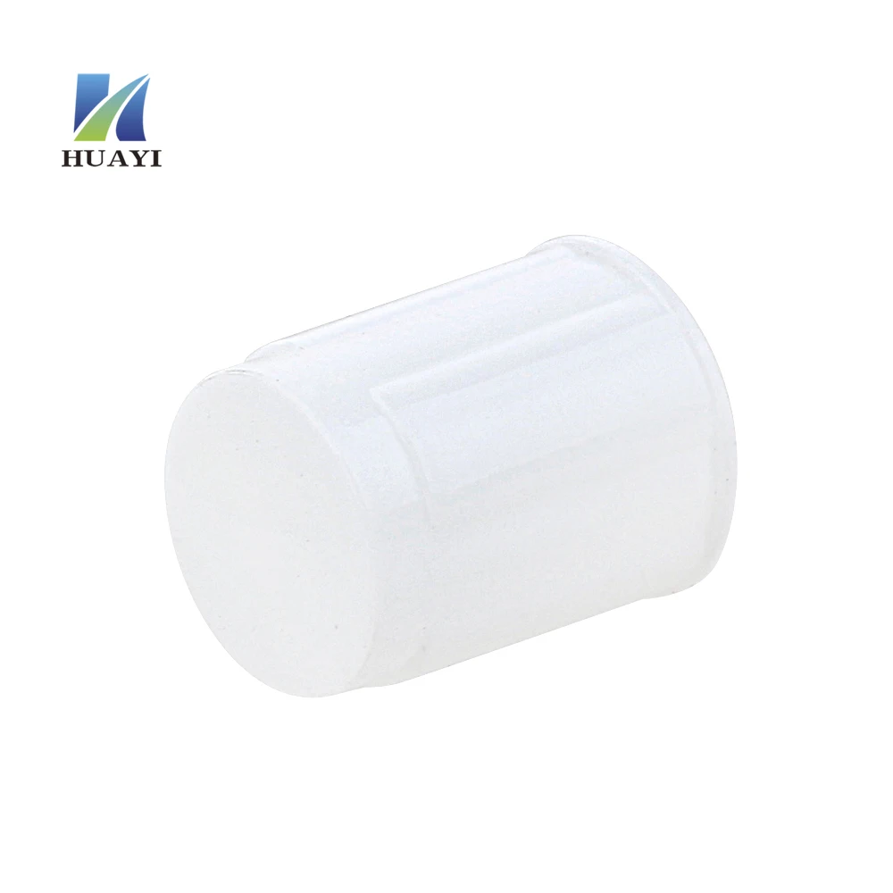 24mm white plastic screw cap for cosmetic bottle single layer cover perfume bottle closures