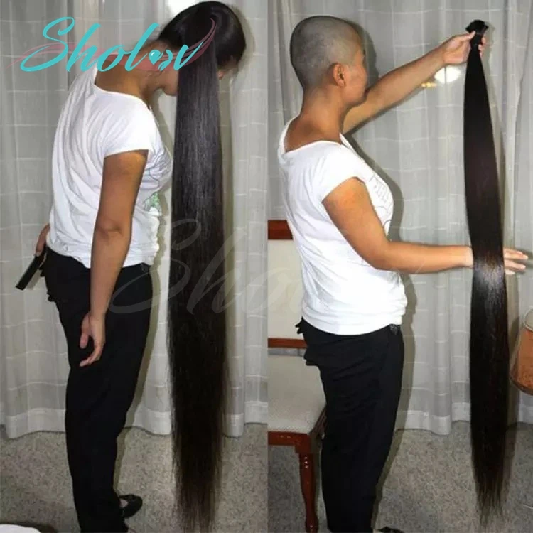 Wholesale Bone Straight Brazilian Human Hair Extensions,Hair Extensions 100% Natural Human Hair,Raw temple Indian Hair Bundle