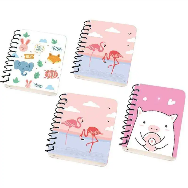 Personalised Notebooks Stationery With Custom School Cartoon Spiral Diary Korean Kids Unicorn Journal Mini A7 Cute Notebook