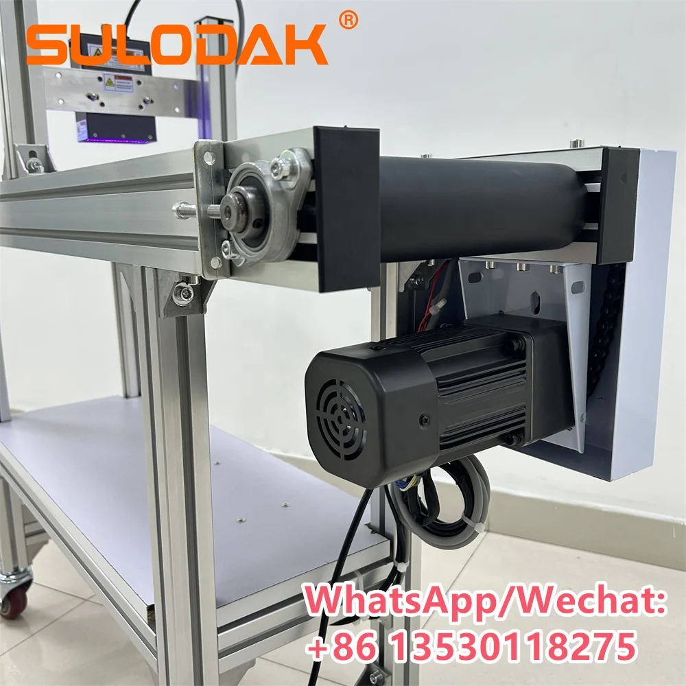 UV LED Air cooling System Emitting Area 70mm*20mm UV  Curing Light UV glue Drying Conveyor belt guide