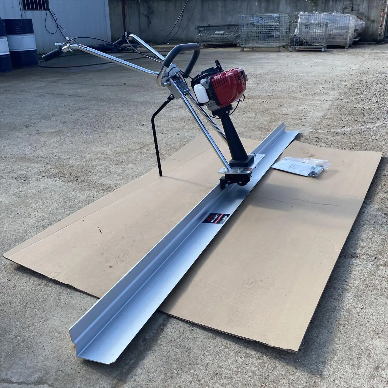 Factory Price Concrete Floor Leveling Vibratory Screed Machine Floor Surface Finishing Screed Machine