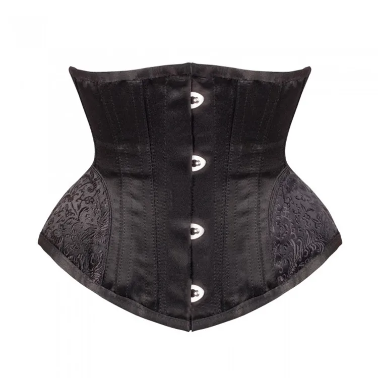 Women Tanks Short Crop Top Vest Camisole Shirt Underwear Tops Sexy Bondage Lace Up Bustier Brocatto Corset butt chest lift