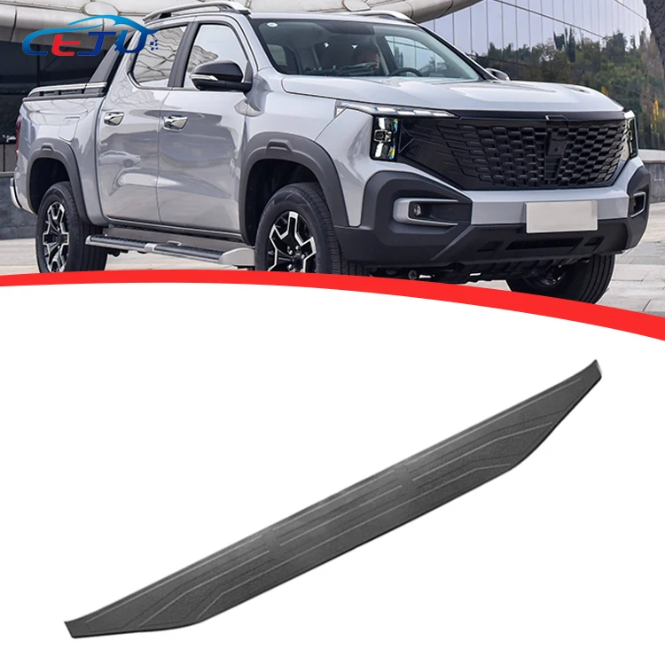 Black Pickup Trucks  Rear Wing Lip Car Rear Trunk Boot Lip Spoiler Wing Cover For Changan Hunter
