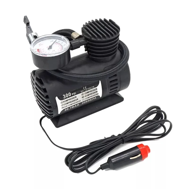 Portable Small Car and Bike Tire Air Pump 12V Car Inflator