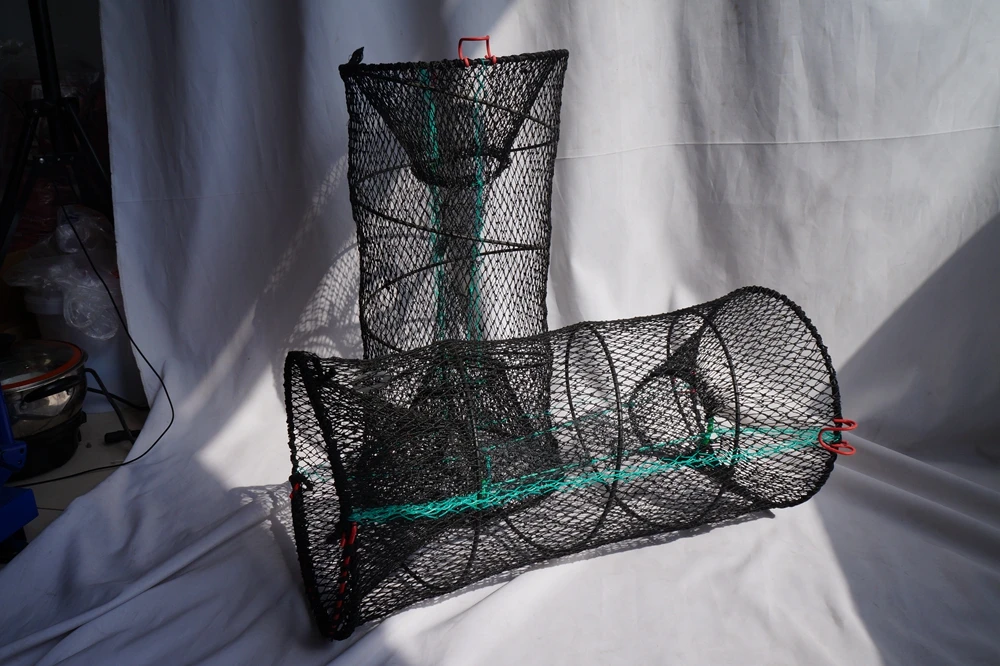 380D/21Ply Compact Collapsible Spring Fishing Trap Space-Saving Design For Easy Storage