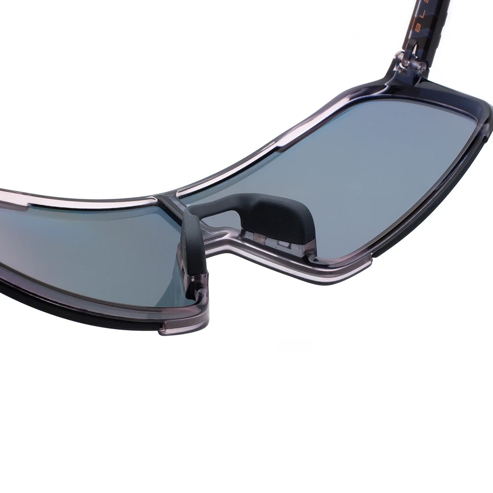 2023 high quality TR90 frame popular large oversized mirror outdoor cycling sport sunglasses for women and men