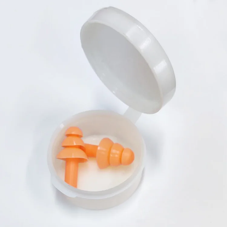 Noise Cancelling Ear Plugs Reusable Soft Silicone Earplugs