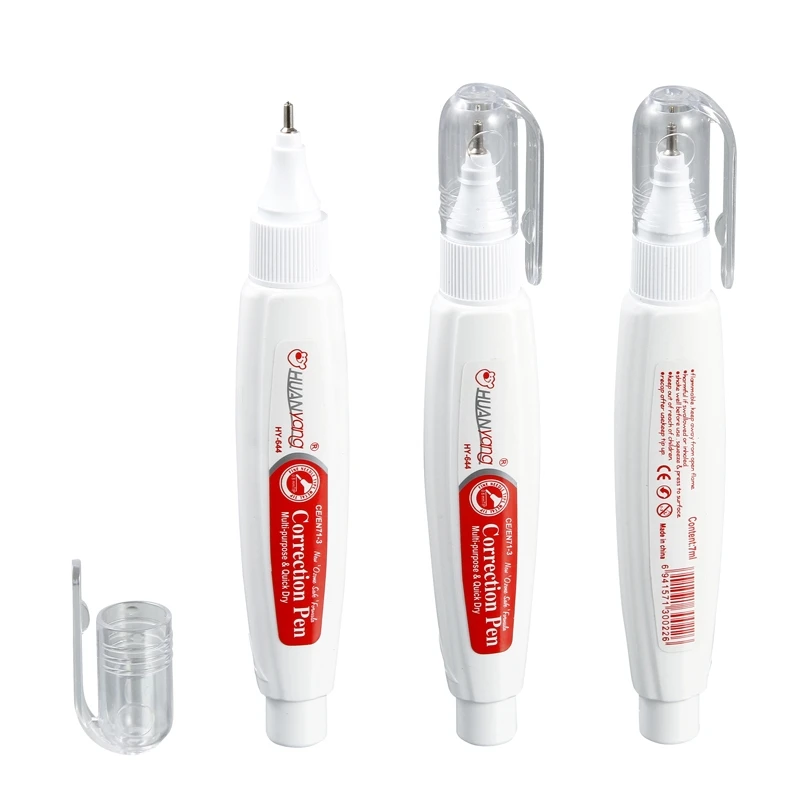 HUANyang дешевые высокое качество школьные офисные принадлежности модный дизайн офис гель коррекции жидкости ручка