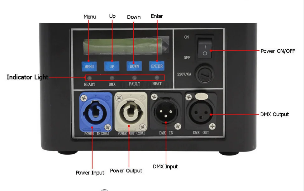 400W Wireless DMX Remote Control Waterfall Cold Flame Spark Machine Wedding Stage Cold Pyro Machine