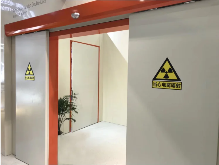 Lead lined door inter leading door