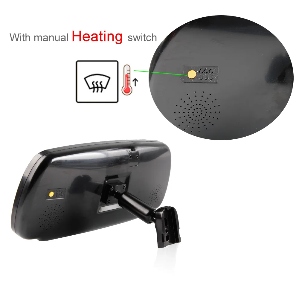 Auto Electronics RV Cargo Van 7 Inch Screen AHD 1080P Mirror Car Monitor