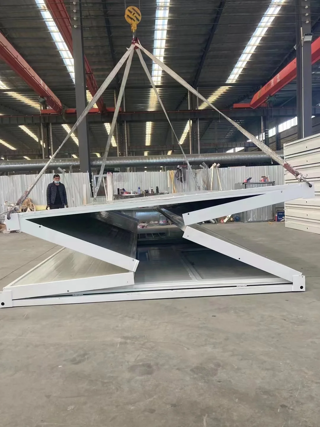 Wholesale Custom Cheap Fast Installation Flat Pack Folding Containers Prefab Houses for Constructions Site