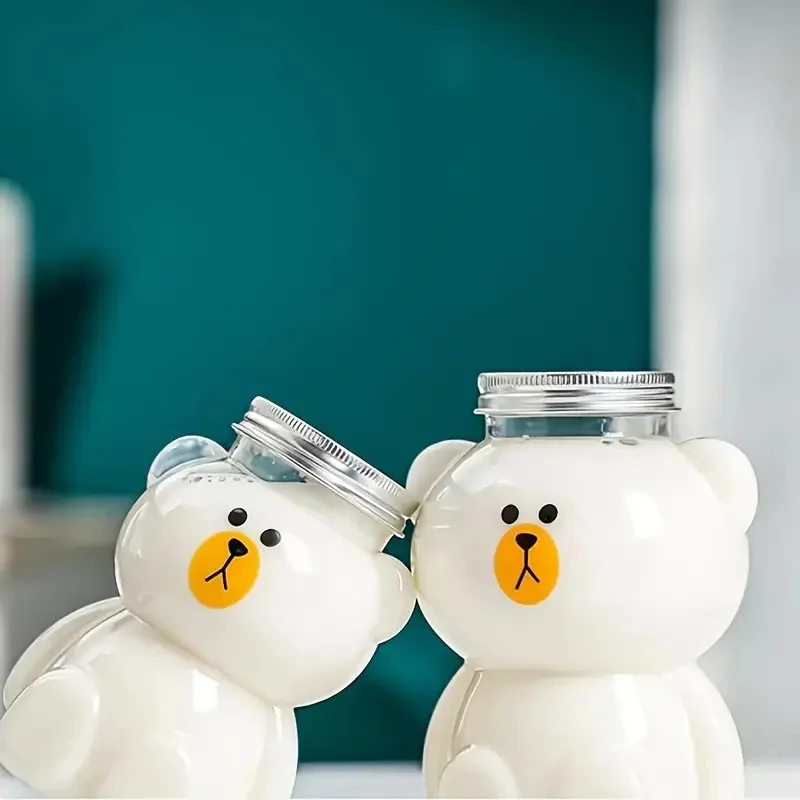 Hot Selling 16 OZ animal cute shape juice milk tea plastic PET bottle