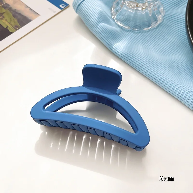 Matte Extra Large Rectangle Hair Clips for Women Oversized Plastic Claw Clips for Thick Long Hair Non-Slip Hair Accessories