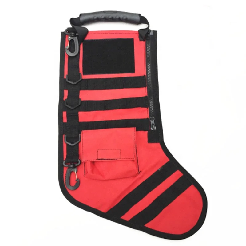 2022 New Molle Christmas Stocking Gift Pack Outdoor Boots Practical Storage Bag