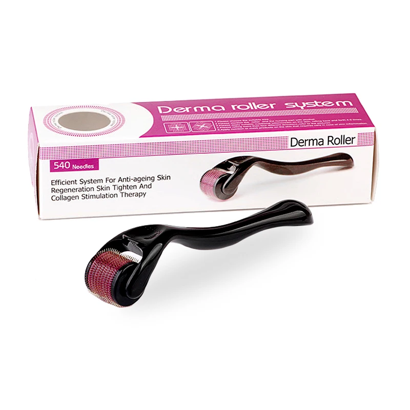 2020 Hot Sale Medical Grade Derma Roller  540 Needles Dermaroller Microneedle Titanium Micro Needle