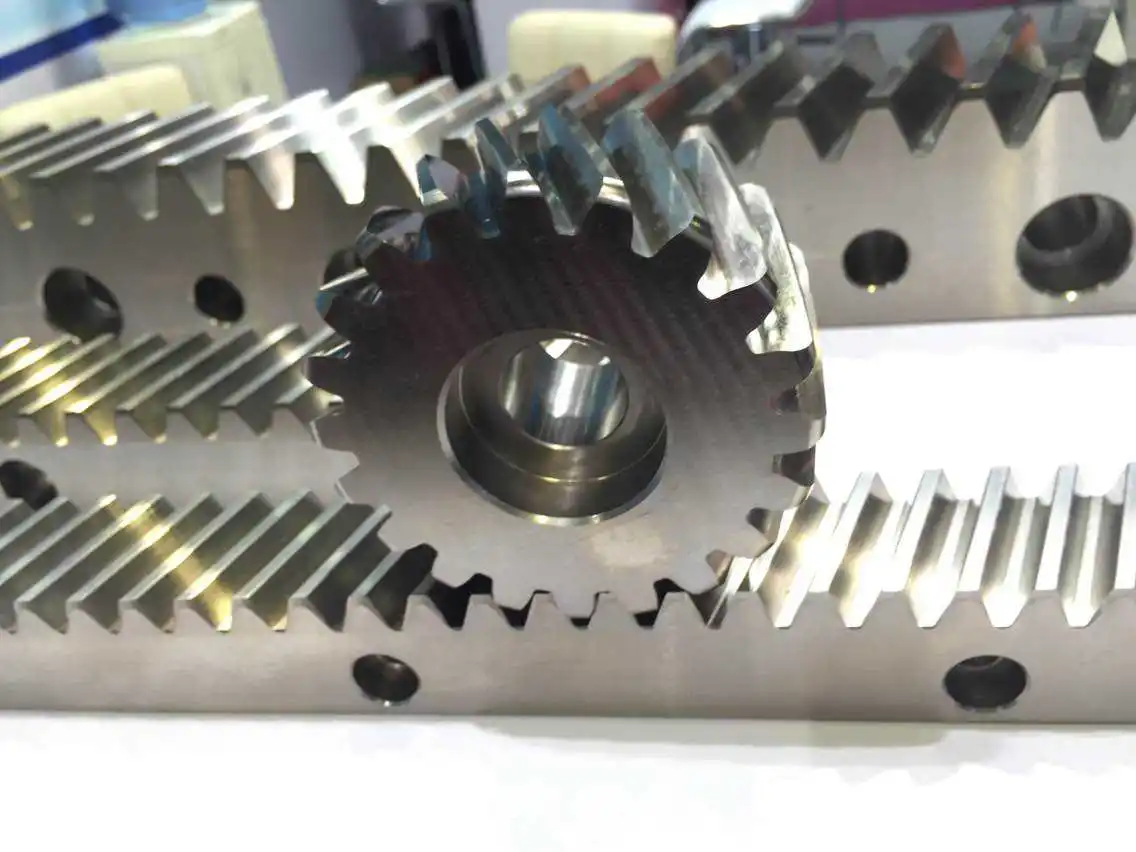 Factory making cheap price high quality S45C steel nylon and plastic helical gear rack for sliding gate