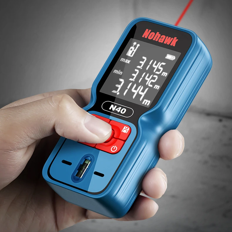 low price 2 in 1 LCD screen digital measuring tape measure meter long range laser distance meter